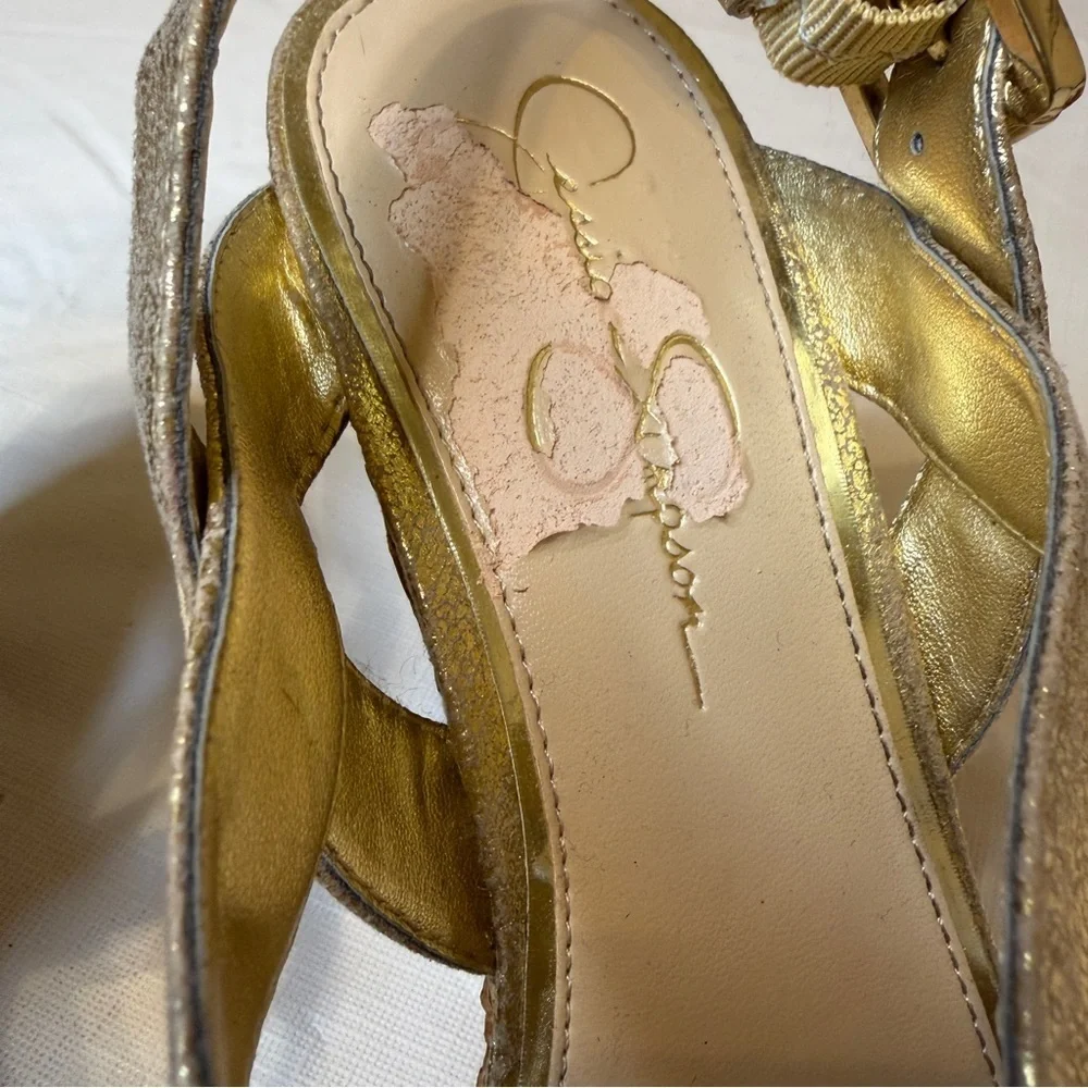Jessica Simpson crisscross straps